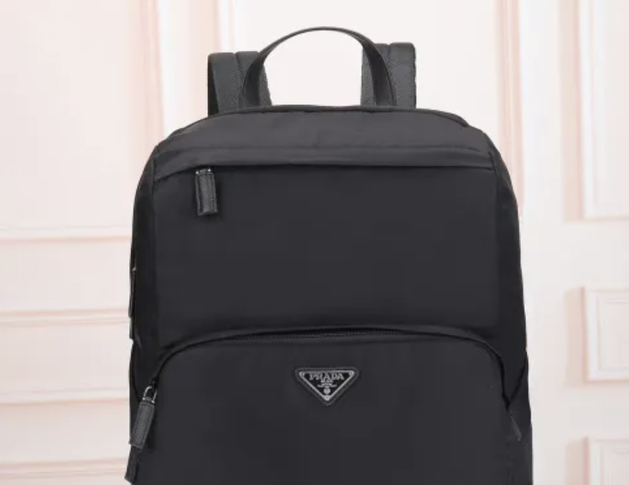 Prada backpack with triangle logo